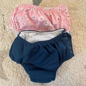 Green Sprouts 🌱 Swim Diaper Bundle 18 months Pink and Blue